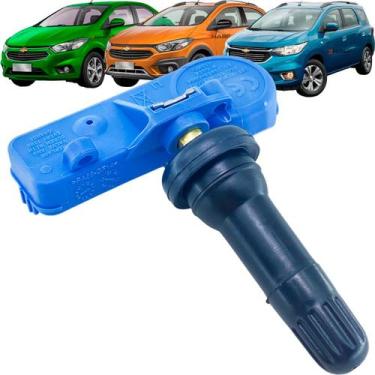 Imagem de Sensor Pressao Tpms Pneu Gm Onix Cobalt Cruze S10 Prisma Azul 433MHZ -