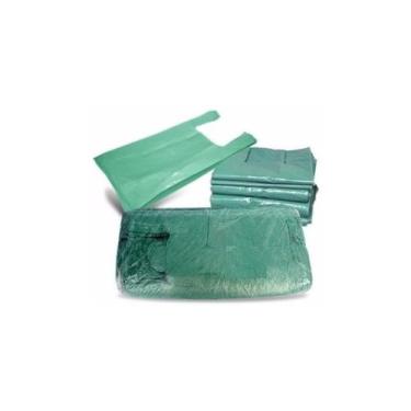 Imagem de Sacola Reciclada Verde 50 Cm X 70 Cm Pacote C/ 300 Und - Higipack