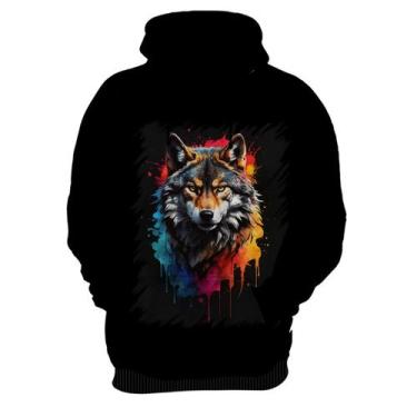 Imagem de Blusa de Frio Lobo Desenho Artístico Concept 13 - Kasubeck Store®, Inf