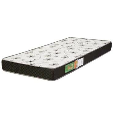 Imagem de Colchao Solteiro 88x188 10 Cm Espuma D20 Antialergico e Antiacaro Cor 