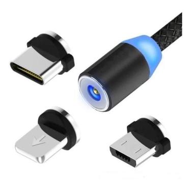 Imagem de Cabo Carregador Magnetico Compativel Para Samsung Edge S7 S7 Edge J5 J