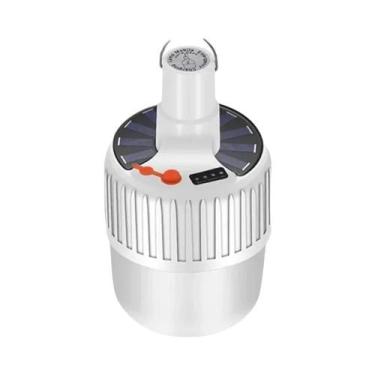 Imagem de Lâmpada LED Solar Recarregável Por USB Com 5 Modos Para Camping, Ativi