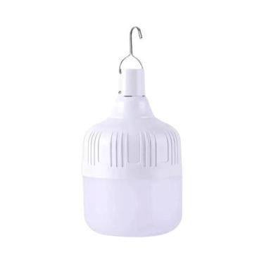 Imagem de Lâmpada LED Solar Recarregável Por USB Com 5 Modos Para Camping, Ativi