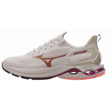 Imagem de Tênis de Corrida Mizuno Wave Mirai 7 Feminino 40 Bege-Feminino