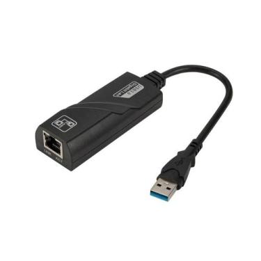 Imagem de Adaptador placa de rede USB 3.0 Para Gigabit Ethernet LAN RJ45 (10/100