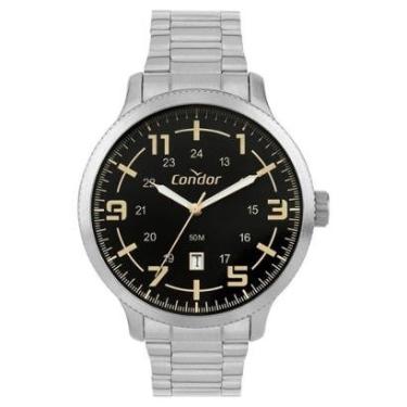 Imagem de Relógio Condor Masculino Militar Prata - CO2115MYT/4P-Masculino