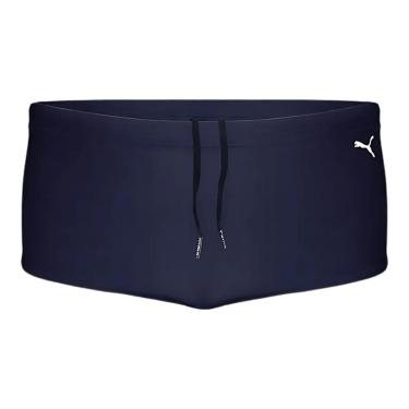 Imagem de Sunga Masculina Puma Lateral Larga Original Praia Piscina Natação Conforto e Estilo-Mas...