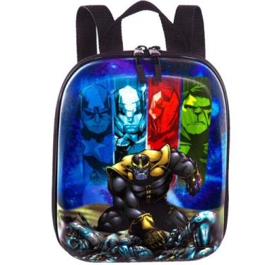 Imagem de Lancheira Costa Pequena Avengers Preto Diplomata