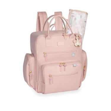 Imagem de Mochila de Maternidade MasterBag Urban Borboleta Rosa, Rosa