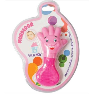 Imagem de Mordedor Bebe Mãozinha - Vila Toy, Rosa