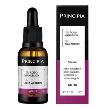 Imagem de Sérum Facial Renovador Principia Skincare AM-10 Ácido Mandélico + Alfa