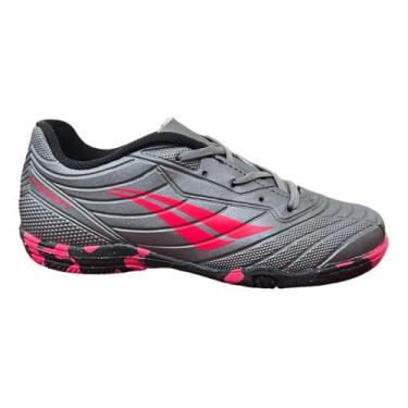 Imagem de Tenis Chuteira Infantil Penalty Matis Kids Futebol Futsal, Chumbo pink
