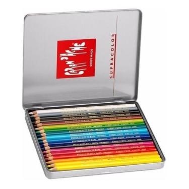 Imagem de Caran DAche Lápis de Cor Aquarelável Supracolor 18 Cores - Caran d'Ach