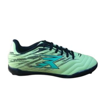 Imagem de Chuteira Society Oxn Express Fit 4, Verde, Menta, Preto, 41