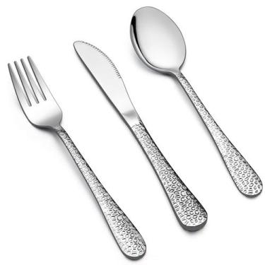 Imagem de Conjunto de utensílios para crianças LIANYU, talheres de aço inoxidáve