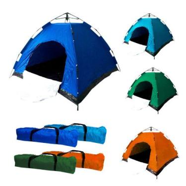 Imagem de Barraca Camping 2 Pessoas Monta Sozinha Automática Bolsa - Atitude Mix
