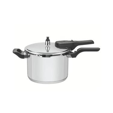 Imagem de Panela de Pressão Tramontina Brava em Aço Inox com Fundo Triplo 20cm 4,5l Indução