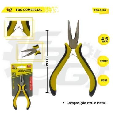 Imagem de Mini Alicate De Bico 4,5 Polegada Alicate Pequeno FBG-3185 - FBG Tools