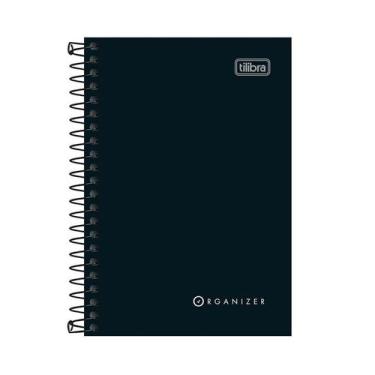 Imagem de Kit com 5 Cadernetas Espiral CF Organizer Tilibra 102x147mm  160 Folha