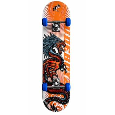 Imagem de Skate Com Kit Proteção Pro Balls -, Laranja