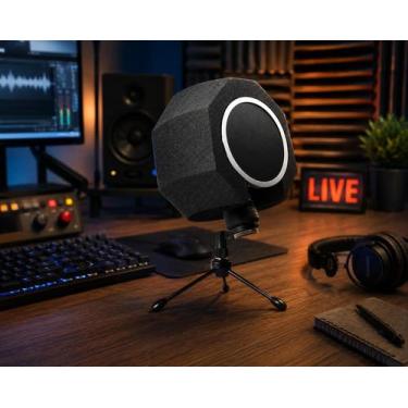 Imagem de Difusor/Tratamento Acústico/Smart Vocal Booth c/Pop Filter p/ Microfon