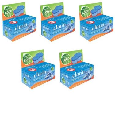 Imagem de Pastilhas Desinfetantes Tratamento De Água Kit 125 Pastilhas