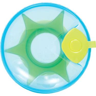 Imagem de Prato refeição infantil Térmico com ventosa Buba Azul +6m, Azul