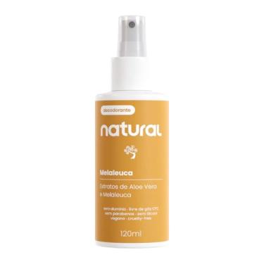 Imagem de NATURAL Desodorante com Extratos de Melaleuca e Aloe Vera - Proteção Saudável - Purificante e Hidratante - Sem Alumínio - Vegano - 120 ml