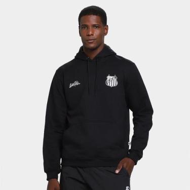 Imagem de Moletom Santos Sempre Santos Masculino - Surf Center, Preto, GG