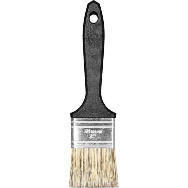Imagem de Pincel para Pintura Batalha 300 5 Plastico e Cerdas Sinteticas Gris Cabo Preto 2 Atlas
