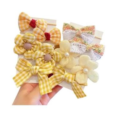 Imagem de Conjunto De 10 Elásticos De Cabelo Estéticos Para Meninas, Faixas Elás