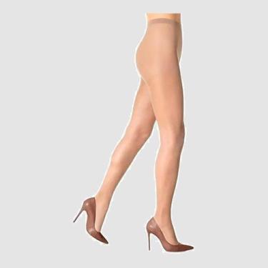 Imagem de Meia calça feminina lupo fio 15 classica 5760 - Loba, M, Pó de arroz