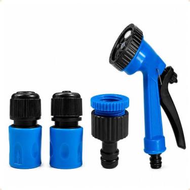 Imagem de Esguicho Pistola Rayco com 5 Posições e Kit Conectores para Mangueira 