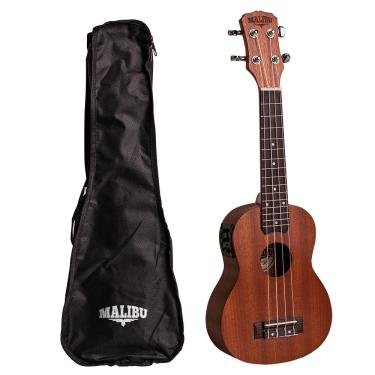 Imagem de Ukulele Malibu Soprano Elétrico Sapele 21SE Natural