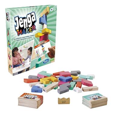 Imagem de Jogo Jenga Maker Hasbro Gaming, Jogo de Torre para a Família, a Partir de 8 Anos - F4528 - Hasbro, Cores variadas