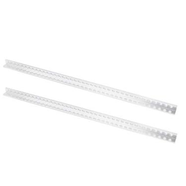 Imagem de Perfil de extrusão de alumínio de 2 peças 3103-0040-0328 Acessórios do robô 12x12mm Perfil de extrusão de alumínio com 40 furos Viga em forma de L para robótica