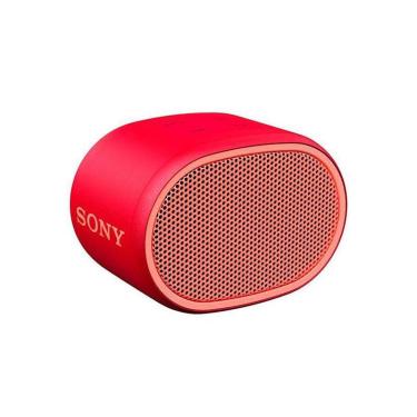 Imagem de Caixa De Som Sony Srs-Xb01 Com Bluetooth Auxiliar - Vermelho