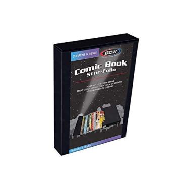 Imagem de BCW Comic Book Stor-Folio – 1 pacote | Capa de viagem de quadrinhos para a era atual e prata | Bolsa magnética de quadrinhos