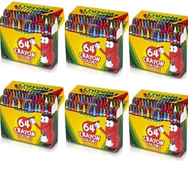 Imagem de Giz de cera Crayola, Assorted, Pack of 6
