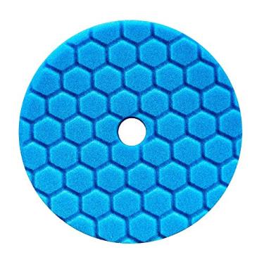 Imagem de Chemical Guys BUFX115HEX6 Hex-Logic Quantum Polimento/Acabamento Pad, Azul (16,5 cm serve para placa de suporte de 15,2 cm)