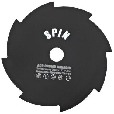 Imagem de Roçadeira Semiprofissional Vulcan VR330H 2T 33CC 1,3HP Alta Potência com Lâmina Facão + Disco Extra 8 Pontas Furo 25mm Tamanho 200mm Espessura 1,5mm