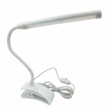 Imagem de Luminaria De Led Flexivel De Mesa Com Clip E Cabo Usb