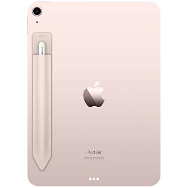 Imagem de elago Suporte de Lápis Compatível com Apple Pencil Pro, 1ª e 2ª Geração e Apple Pencil (USB-C), Capa Adesiva Forte, Couro PU e Material de Lycra Macia (Rosa Areia)