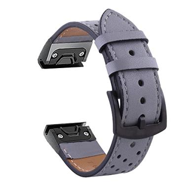 Imagem de GANYUU Pulseira de relógio para Garmin Fenix 6 6X Pro 5 5X Plus 3HR Band para Approach S62 S60 3 HR Relógio Liberação Rápida Alça de Pulso Fácil (Cor: F, Tamanho: para Fenix 6 5 Plus)