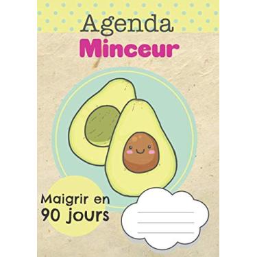 Imagem de Agenda Minceur Maigrir en 90 jours: Format A4 21 x 29,7 cm - 100 pages | Suivi de régime