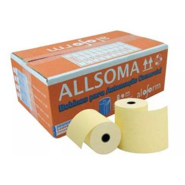 Imagem de BOBINA EM PAPEL TÉRMICO KPH ou KPR P/IMPRESSORA ECF PALHA ATO COTEPE