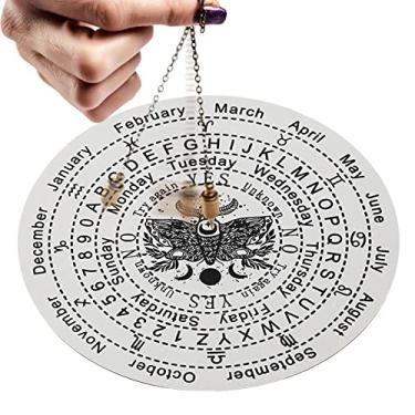 Imagem de adivinhação radiestesia pêndulo,Mensagem Metafísica Adivinhação - Suprimentos Bruxaria Iniciantes, Suprimentos Altar, Ferramentas
