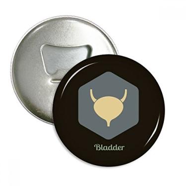 Imagem de Órgãos internos do corpo para bexiga abridor de garrafa ímã de geladeira emblema multifuncional