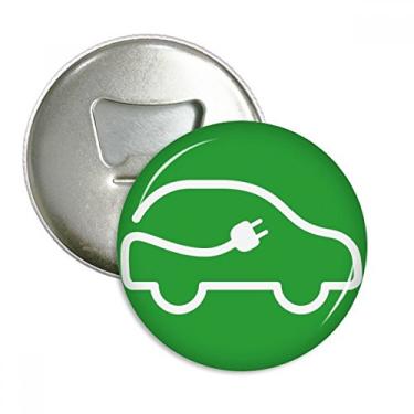 Imagem de Plugue de linha para veículos energéticos protege o meio ambiente abridor de garrafas ímã de geladeira emblema multifuncional