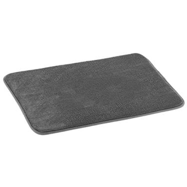 Imagem de Tapete de porta, estilo elegante, antiderrapante, tapete absorvente para portas traseiras para casa para lavanderias (cinza)